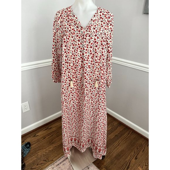 SOLD - ANINE BING Darcy 100% Silk Floral Print - Picture 3 of 9